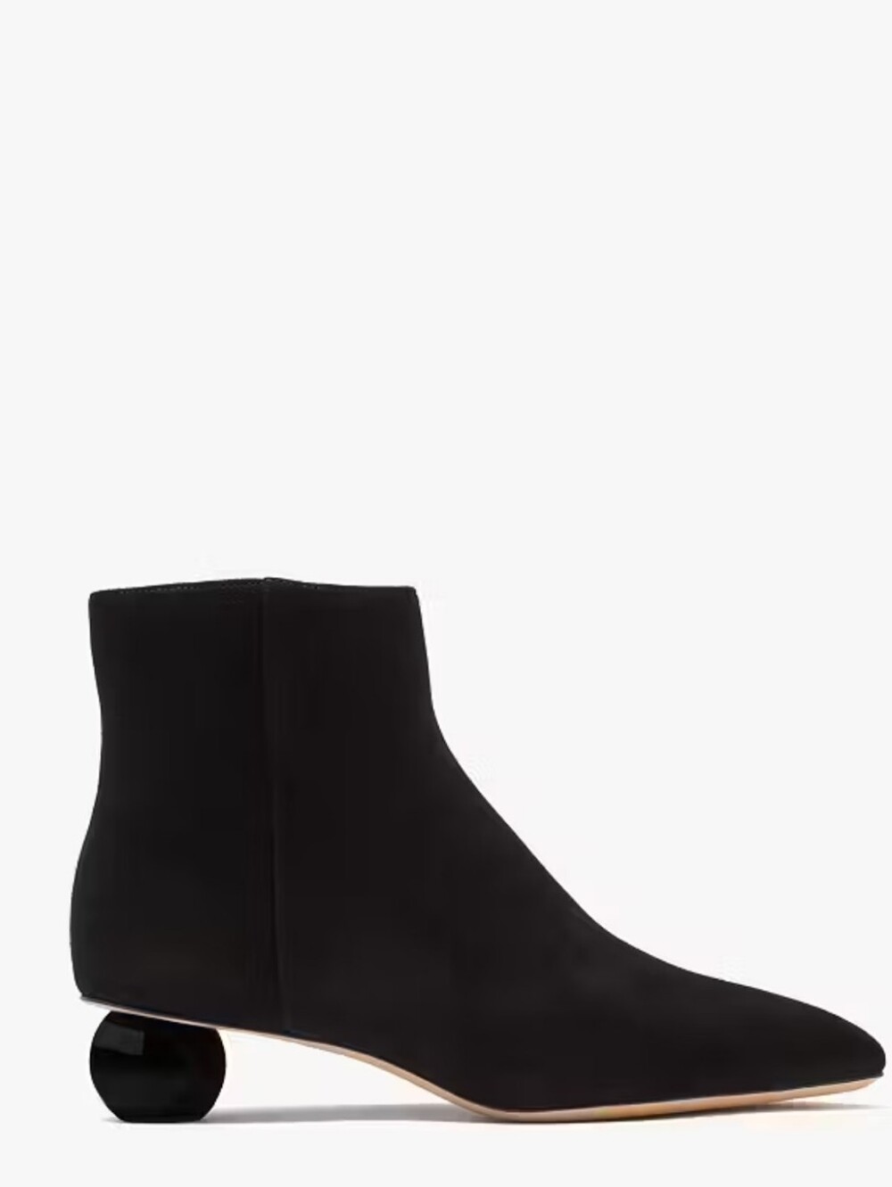 NEW Kate Spade Sydney Booties - Black Suede Ankle Boots - Women Size 8